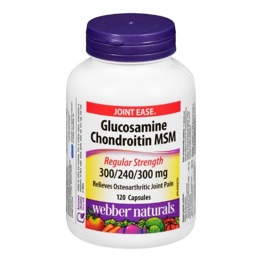 Picture of WEBBER NATURALS GLUCOSAMINE CHONDROITIN MSM CAPLET 120S                    