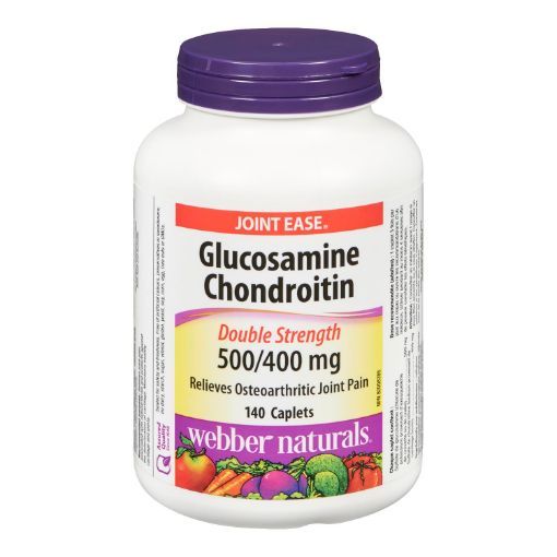 Picture of WEBBER NATURALS GLUCOSAMINE/CHONDROITIN CAPLET 900MG 140S