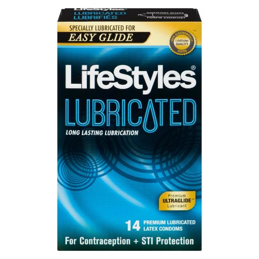 Picture of LIFESTYLES CONDOMS - LUBRICATED 14S