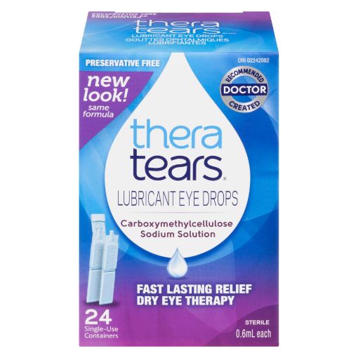 Picture of THERA TEARS LUBRICANT EYE DROPS - UNIT DOSE 24S                            
