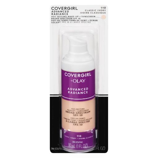 Picture of COVERGIRL ADVANCED RADIANCE MAKE UP - CLEAN IVORY 110                      
