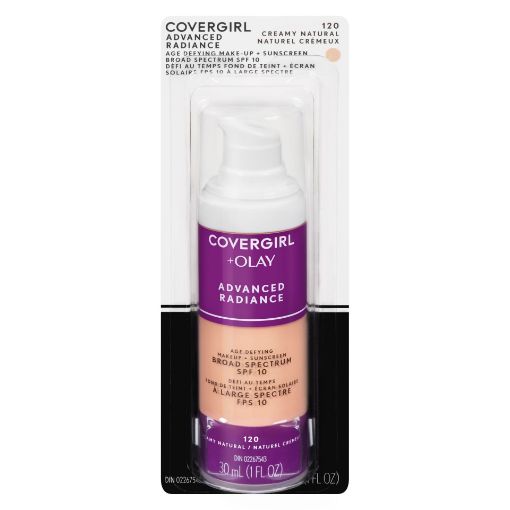 Picture of COVERGIRL ADVANCED RADIANCE MAKE UP - NATURAL CREAM 120                    