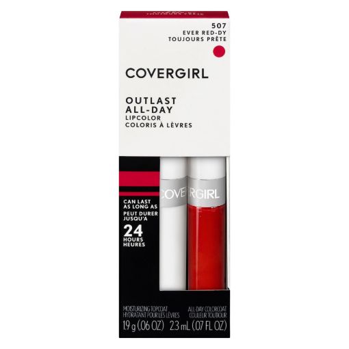 Picture of COVERGIRL OUTLAST ALL-DAY LIP COLOR - EVER RED-DY                          