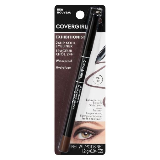 Picture of COVERGIRL EXHIBITIONIST 24 HR KOHL EYE LINER - RICH BROWN