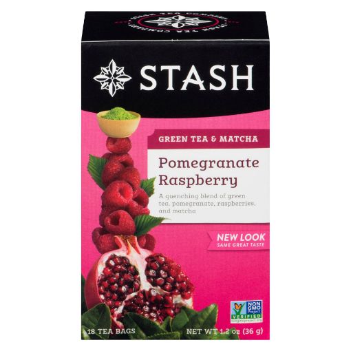 Picture of STASH TEA MATCHA -POMEGRANATE RASPBERRY 18S