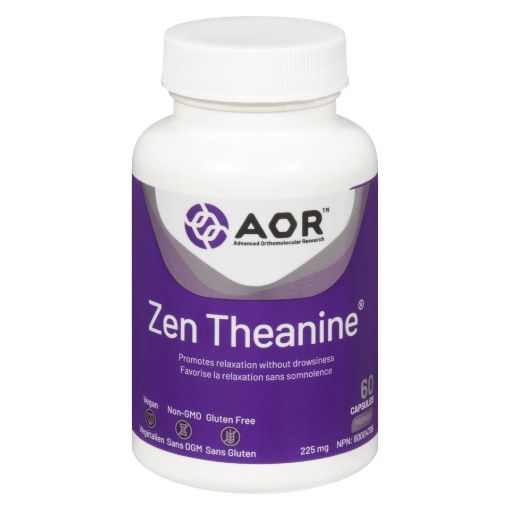 Picture of AOR ZEN THEANINE - VEGETABLE CAPSULES 225MG 60S