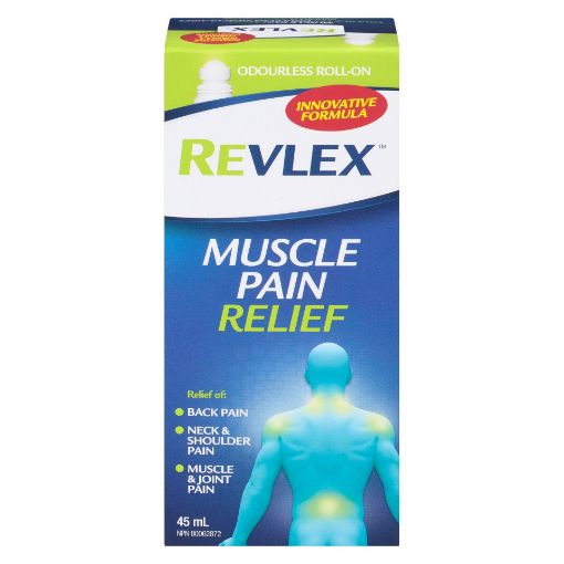 Picture of REVLEX MUSCLE PAIN RELIEF - ODOURLESS - ROLL-ON 45ML         