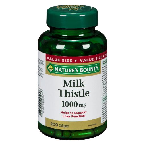 Picture of NATURES BOUNTY MILK THISTLE CAPLETS 200S