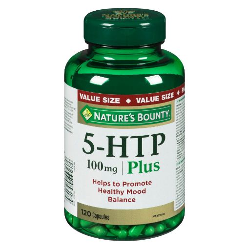 Picture of NATURES BOUNTY 5-HTP 100MG CAPLET 120S                                     