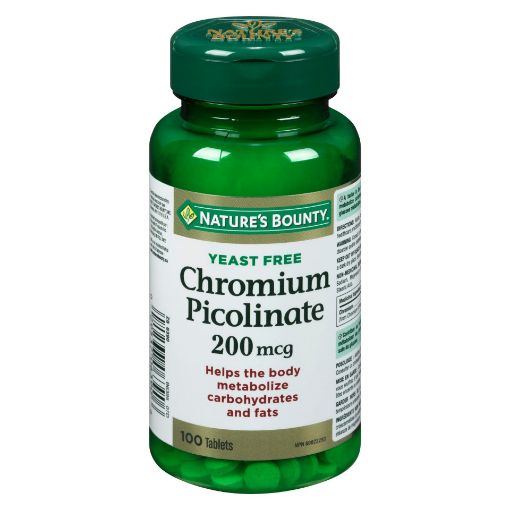 Picture of NATURES BOUNTY CHROMIUM - MCG TABLET 100S