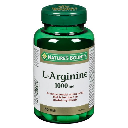 Picture of NATURES BOUNTY L-ARGININE 1000MG 50S