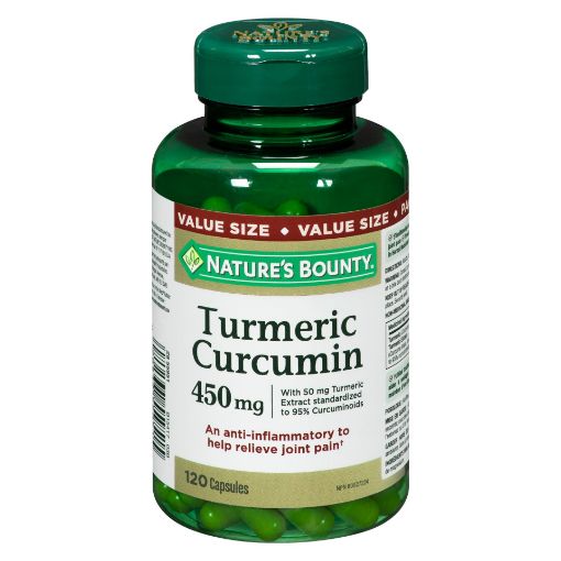 Picture of NATURES BOUNTY TURMERIC CURCUMIN VALUE SIZE 120S                           