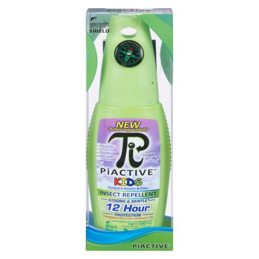 Picture of PIACTIVE INSECT REPELLENT - KIDS 100% DEET FREE 12HR PUMP 175ML            