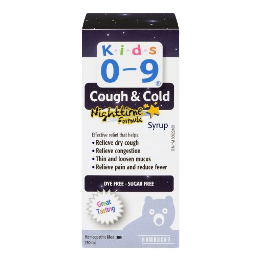 Picture of KIDS 0-9 COUGH and COLD NIGHTTIME SYRUP 250ML
