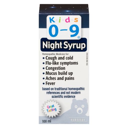 Picture of KIDS 0-9 COUGH and COLD NIGHTTIME SYRUP 100ML