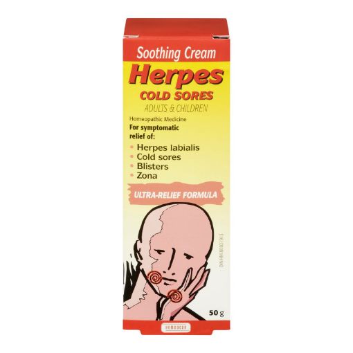 Picture of HOMEOCAN HERPES COLD SORES - SOOTHING CREAM 50GR               