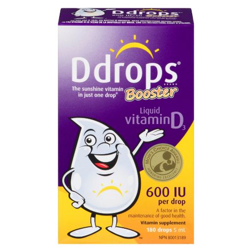 Picture of DDROPS BOOSTER 600 IU X 180 DROPS 5 ML                                     