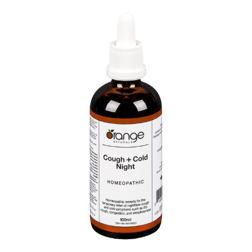 Picture of ORANGE NATURALS COUGH+COLD NIGHT HOMEOPATHIC REMEDY 100ML                  