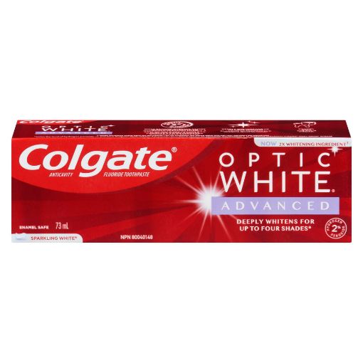 Picture of COLGATE OPTIC WHITE ADVANCED TOOTHPASTE - SPARKLING WHITE 73ML             