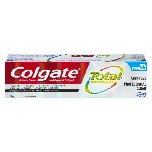 Picture of COLGATE TOTAL ADVANCED TOOTHPASTE - PROFESSIONAL CLEAN 70ML