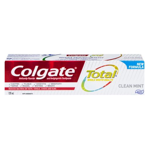 Picture of COLGATE TOTAL TOOTHPASTE - CLEAN MINT 120ML                                
