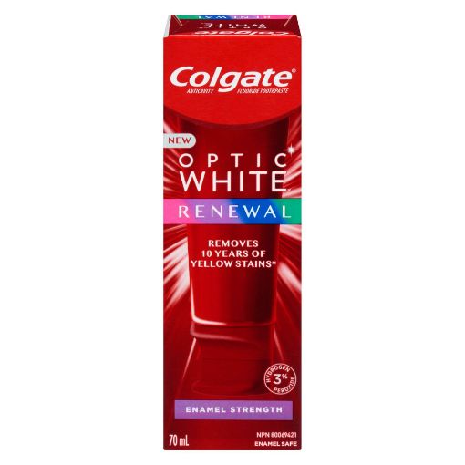 Picture of COLGATE OPTIC WHITE RENEWAL TOOTHPASTE - ENAMEL STRENGTH 70ML              