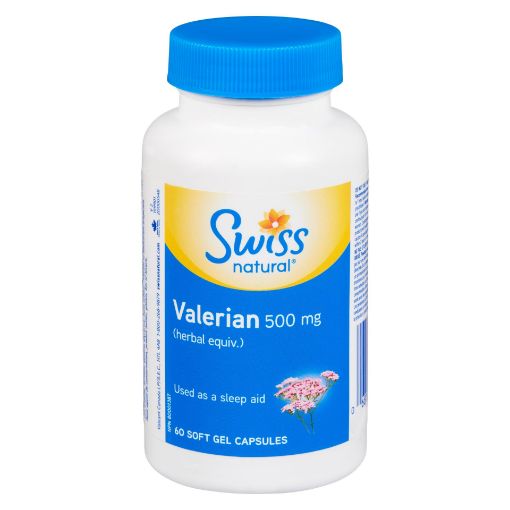 Picture of SWISS NATURAL VALERIAN SOFTGEL 500MCG 60S                                  