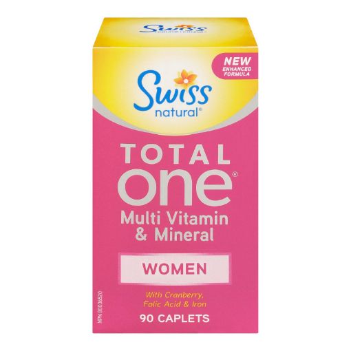 Picture of SWISS NATURAL TOTAL ONE MULTI-VITAMINS - WOMENS 90S                        