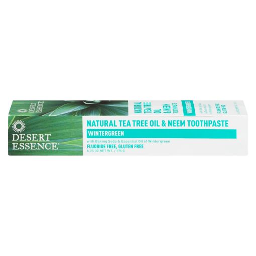Picture of DESERT ESSENCE TOOTHPASTE - TEA TREE OIL WITH NEEM WINTERGREEN 130GR
