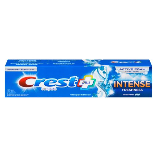 Picture of CREST COMPLETE WHITENING + INTENSE FRESHNESS TOOTHPASTE 120ML
