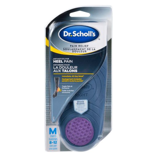 Picture of DR. SCHOLLS PROFESSIONAL HEEL and ARCH PAIN INSOLES - MENS 1PR