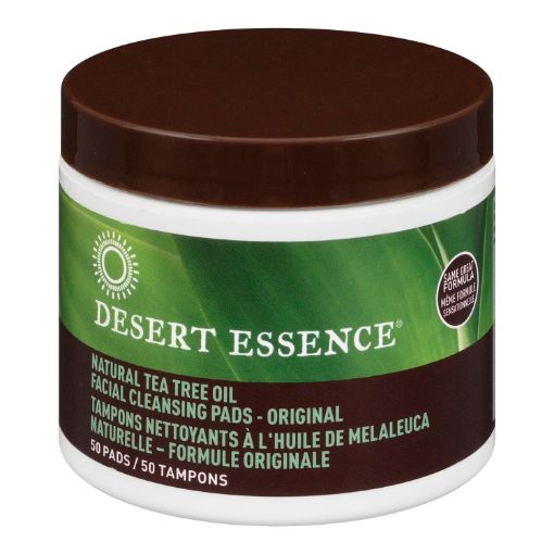 Picture of DESERT ESSENCE FACIAL CLEANING PADS - WITH TEA TREE OIL 50S