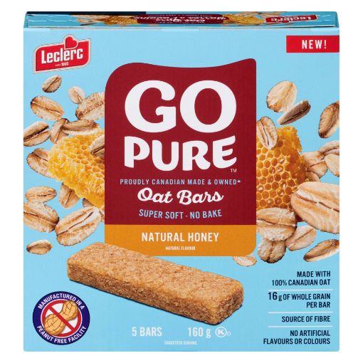Picture of GOPURE OATS BAR - HONEY 160GR