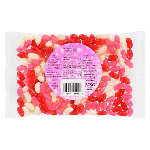 Picture of MCCORMICKS VALENTINE JELLY BEANS - PILLOW BAG 375GR                        
