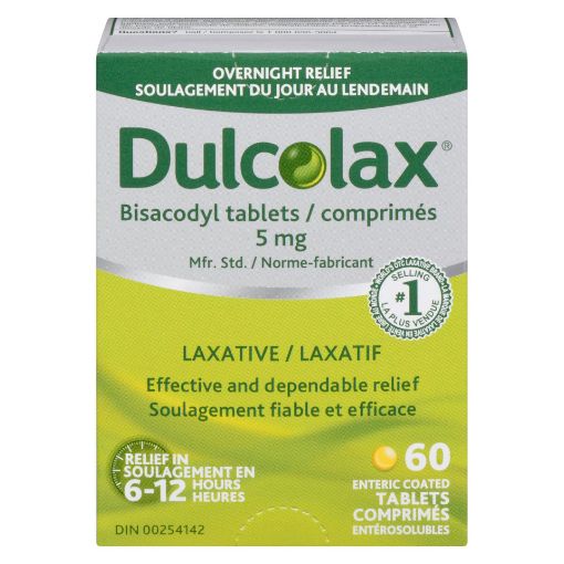 Picture of DULCOLAX 5MG TABLETS 60S                                                   