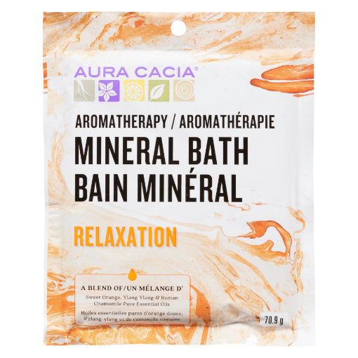 Picture of AURA CACIA MINERAL BATH SACHET - RELAXATION 71GR