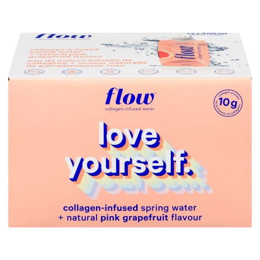 Picture of FLOW COLLAGEN-INFUSED WATER - GRAPEFUIT 12X500ML            