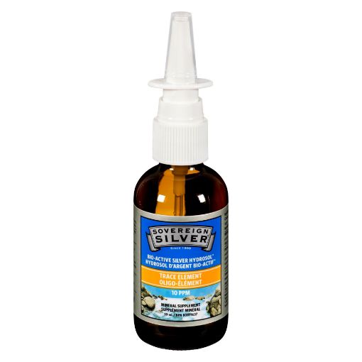 Picture of SOVEREIGN SILVER BIO-ACTIVE SILVER HYDROSOL TRACE ELEMENT 10PPM 59ML        