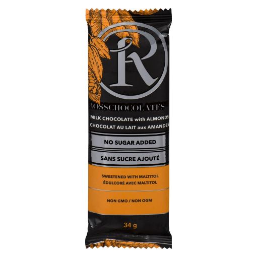 Picture of ROSS CHOCOLATES NSA BAR - ALMOND 34GR