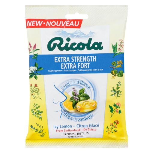 Picture of RICOLA BAG - EXTRA STRENGTH LEMON FROST 75GR