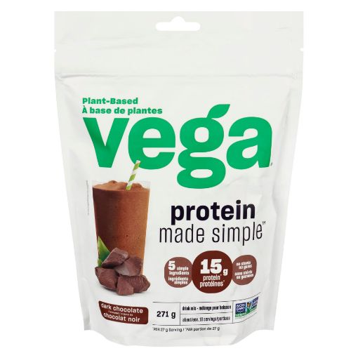 Picture of VEGA PROTEIN MADE SIMPLE - CANISTER - DARK CHOCOLATE 271GR