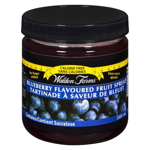 Picture of WALDEN FARMS FRUIT SPREAD -  BLUEBERRY 340ML                         