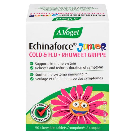 Picture of A.VOGEL ECHINAFORCE JR. 400MG - PREVENTION AND TREATMENT - CHEWABLE TABLETS 90S