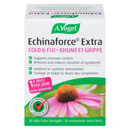 Picture of ECHINAFORCE EXTRA STRENGTH  - COLD AND FLU TREATMENT TABLETS 1200MG 30S