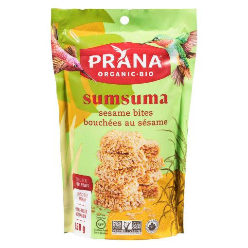 Picture of PRANA SUMSUMA - SESAME SQUARES 150GR