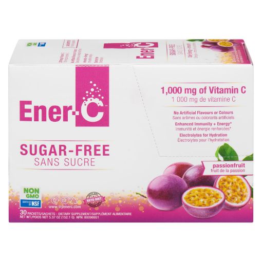 Picture of ENER-C SUGAR FREE - PASSION FRUIT 30S