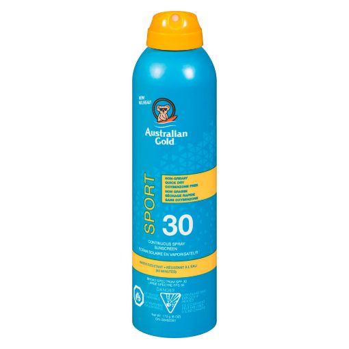 Picture of AUSTRALIAN GOLD CONTINUOUS SPRAY SPORT SPF30 177ML                         