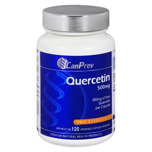 Picture of CANPREV QUERCETIN 500MG OF PURE QUERCETIN PER CAPSULE - VEGETABLE CAPSULES 120S