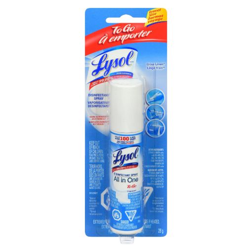 Picture of LYSOL DISINFECTANT SPRAY - ALL IN ONE - TO GO 28GR