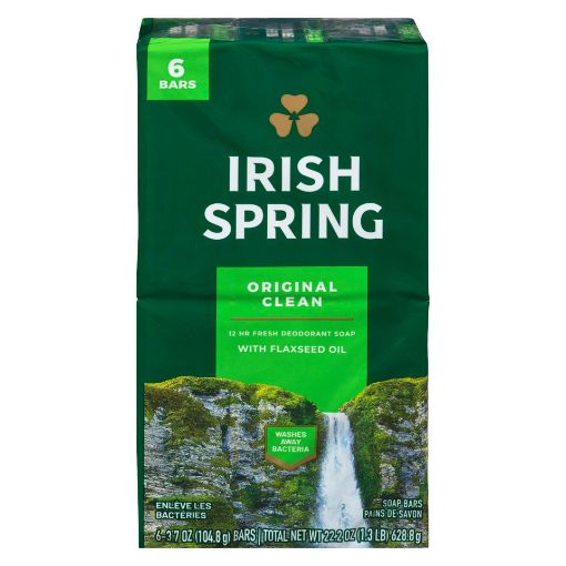 Picture of IRISH SPRING ORIGINAL BAR 6X104.8GR